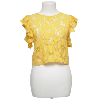 Top (Geel) van Zara Trafaluc Katoen, Polyamide, Viscose