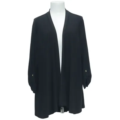 Cardigan (Noir) de Nina Leonard Élasthane, Polyester