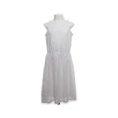 Kjole (Hvid) fra H&M Elastan, Polyamid, Polyester