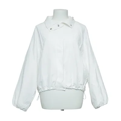 Jacke (Weiß) von Gina Tricot Bio-Baumwolle, Polyamid, Recyceltes Polyester