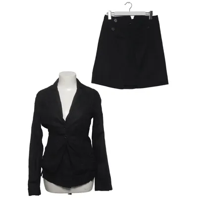 Tailleur jupe (Noir) de IKKS Coton, Élasthane