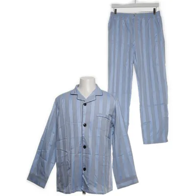 Pyjama (Blauw, Grijs) van Bernard Katoen