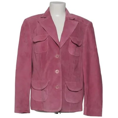 Læderblazer (Pink) fra Gerry Weber Acetat, Læder