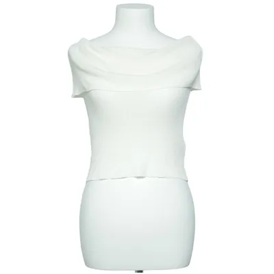 Top (Wit) van Massimo Dutti Katoen, Polyamide