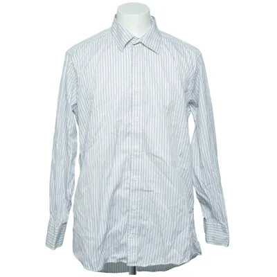 Chemise (Blanc, Bleu) de Tailor Store Coton