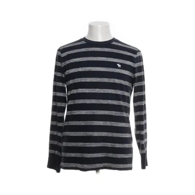 Lange mouwen shirt (Blauw, Grijs) van Abercrombie & Fitch Katoen, Polyester