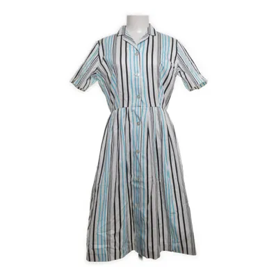 Skjortklänning (Blå, Svart, Vit) från Petronella