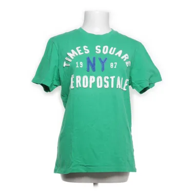 T-shirt (Green, White, Blue) from Aéropostale Acrylic, Cotton, Wool