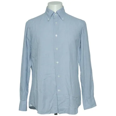 Buttondown-skjorta (Green Stone) från Mazzarelli Bomull