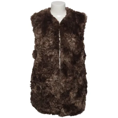 Ytterväst (Brun) från Vanilia Akryl, Bomull, Elastan, Skinn, Polyester, Viskos