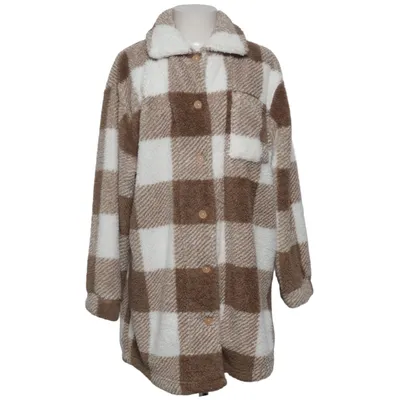 Overshirt (Brown, White) from Bouchara Polyester