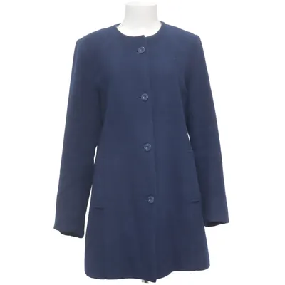 Frakke (Blå) fra Aleksander of Norway Polyester, Viscose, Uld