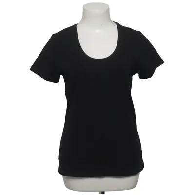 T-shirt (Zwart) van Newbody Katoen, Elastaan
