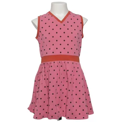 Jurk (Roze, Bruin) van Mini Rodini Katoen, Elastaan