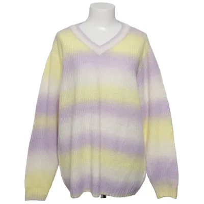 Sweater (Yellow, Purple, Multicolored) from Zizzi Acrylic, Polyester