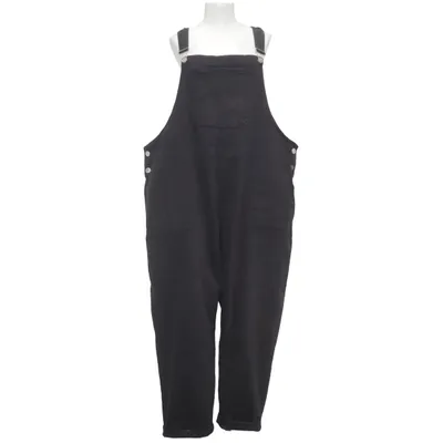 Dungarees (Black) from Zizzi Cotton, Elastane