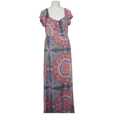 Maxi jurk (Blauw, Rood, Meerkleurig) van Happy Holly Elastaan, Polyester