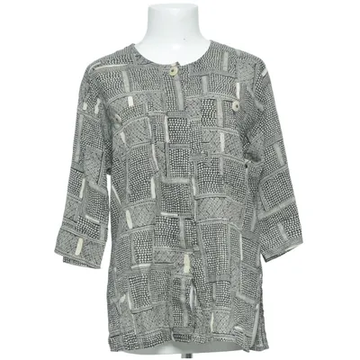 Blouse (Noir, Beige) de Crisca Coton