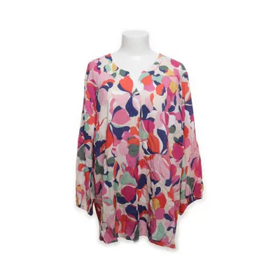 Blouse (Red, Pink, Multicolored) from Mer Du Sud Viscose