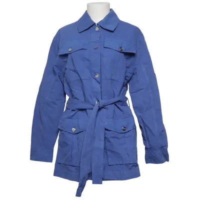 Safari jack (Blauw) van Rodebjer Katoen, Linnen