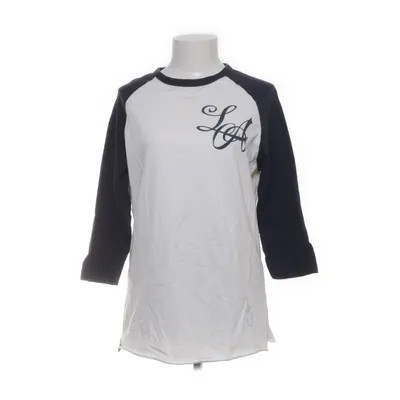 Baseball T-shirt (White, Blue) from DePalma Cotton