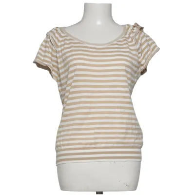 Pull-over (Beige, Blanc) de Mooia Coton, Polyamide