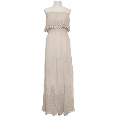 Kjole (Beige) fra Made in italy Bomuld, Viscose