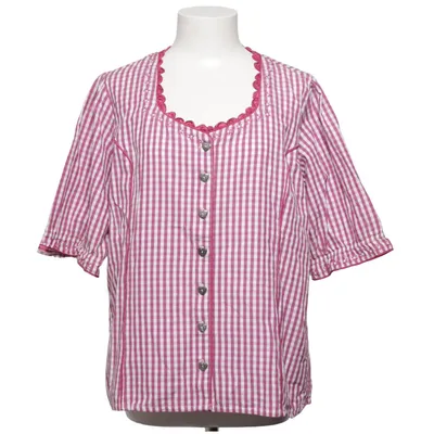 Dirndlblus (Röd, Vit) från Lekra Bomull