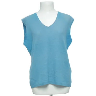 Pull sans manches (Bleu) de Strenesse Cachemire