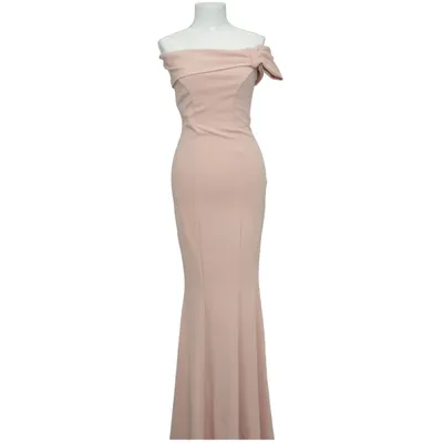Evening gown (Pink) from Goddiva Elastane, Polyester