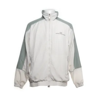 Sports jacket (White, Green) from Sergio Tacchini Cotton, Nylon, Polyester