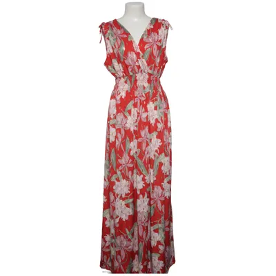 Maxi dress (Red, Multicolored) from Leana Mode Elastane, Polyester