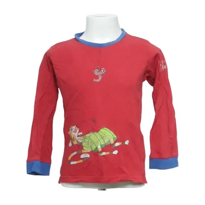 T-shirt à manches longues (Rouge, Bleu) de Pettson och Findus Coton