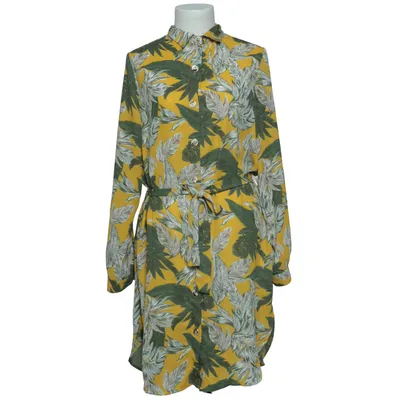 Skjortklänning (Gul, Grön, Vit) från Moss Elastan, Polyester