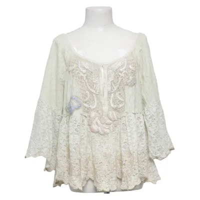 Blus (Vit, Beige) från Antica Sartoria Bomull