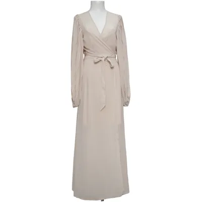 Robe portefeuille (Beige) de Blond Hour Coton, Élasthane, Polyester