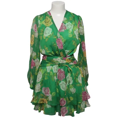 Dress (Green, Multicolored) from Zara Polyester