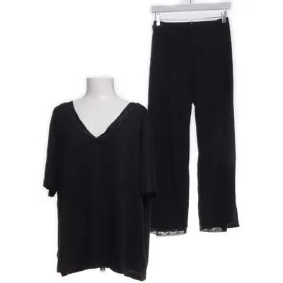 Pyjamasz (Sort, Grå) fra BPC Bonprix Collection Bomuld, Viscose