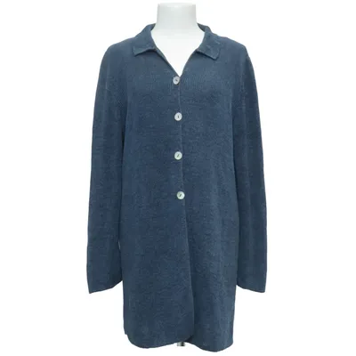 Cardigan (Blå) fra Maria Maruschka Linned