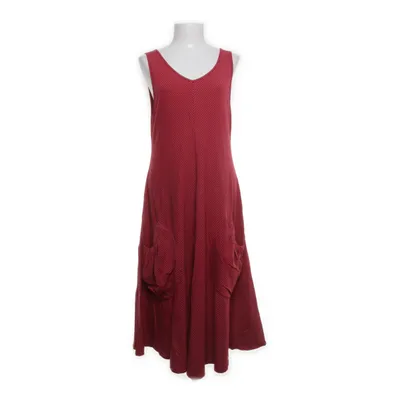 Dress (Red, Multicolored) from Cut Loose Cotton, Viscose