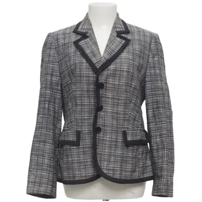 Blazer (Zwart, Wit, Grijs) van Basler Katoen, Viscose