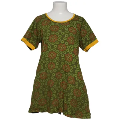 Dress (Green, Multicolored) from Vishes Cotton