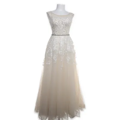 Robe de mariée (Blanc, Beige) de Amy