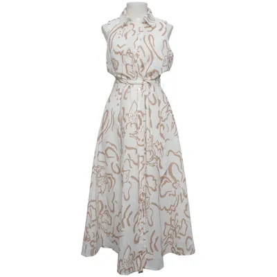 Slå-om-kjole (Hvid, Beige) fra Adore Polyester