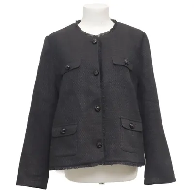Blazer (Noir) de Micha Polyester, Viscose, Laine