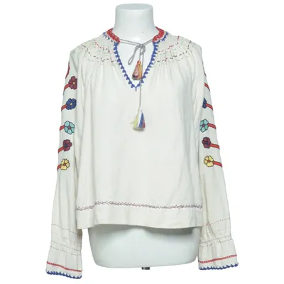 Blouse (Blanc, Multicolore) de Ulla Johnson Soie