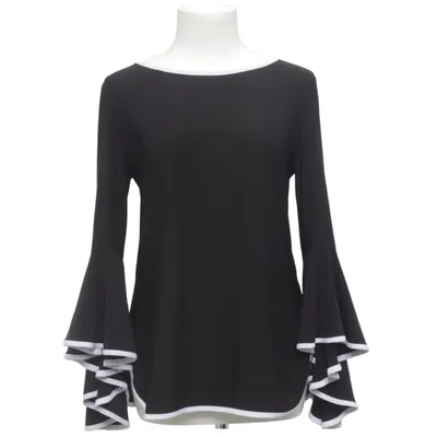 Blouse (Gris, Blanc) de Chaus Élasthane, Polyester