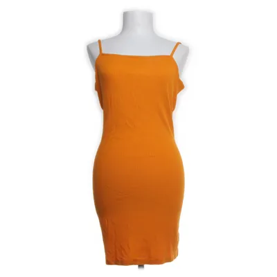Jurk (Oranje) van Sara Sieppi x NA-KD Viscose, Elastaan