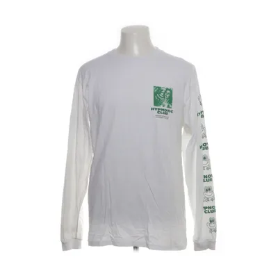 Långärmad t-shirt (Vit, Grön) från Vailent Bomull