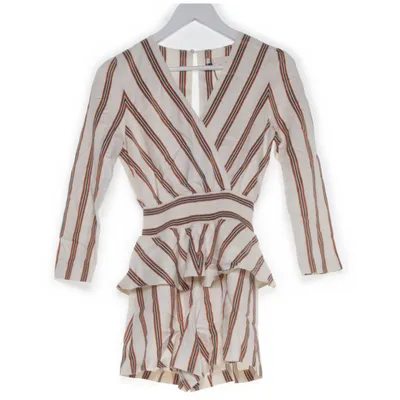 Jumpsuit (Beige, Meerkleurig) van Maje Acetaat, Katoen, Viscose